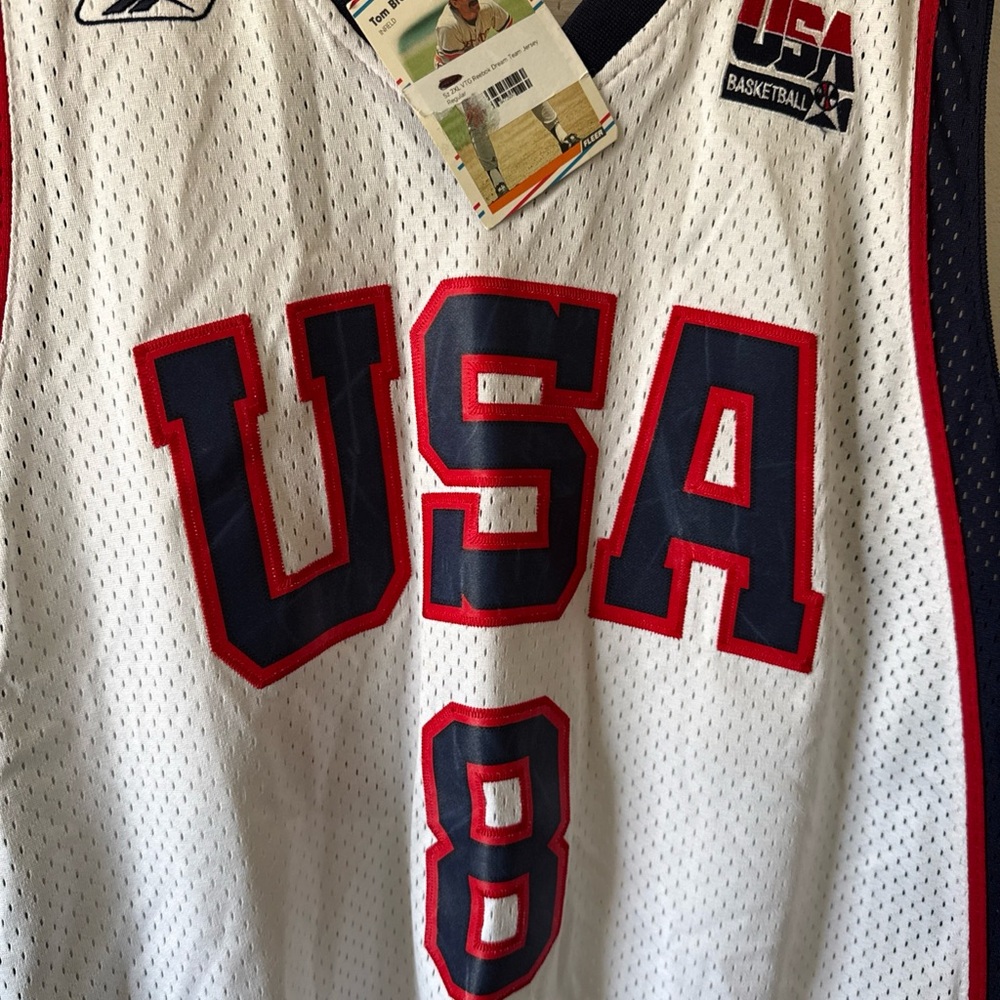 Men’s Reebok Carmelo Anthony #8 Team USA 2004 Olympics Jersey Sz 2XL - NWT RARE - Picture 2 of 7